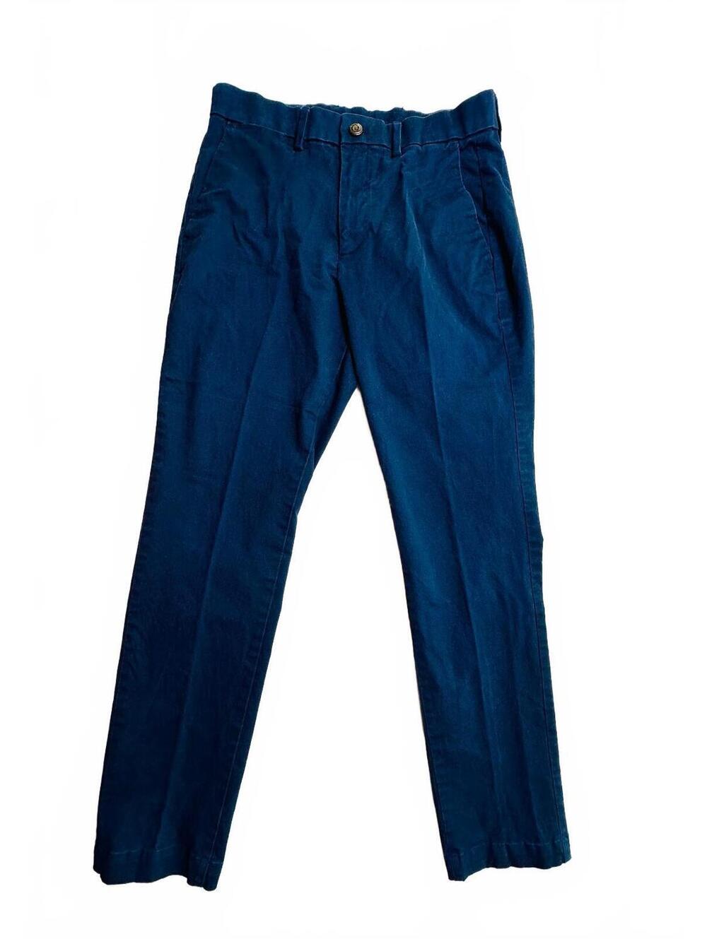 GAP Men’s Slim Chino Pants 31x32 Navy Blue Flat Front Casual